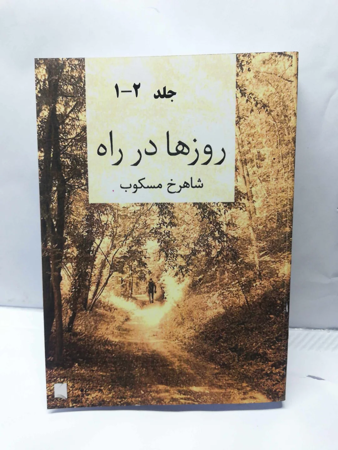روزها در راه شاهرخ مسکوب.رقعی شومیز دو جلدی
