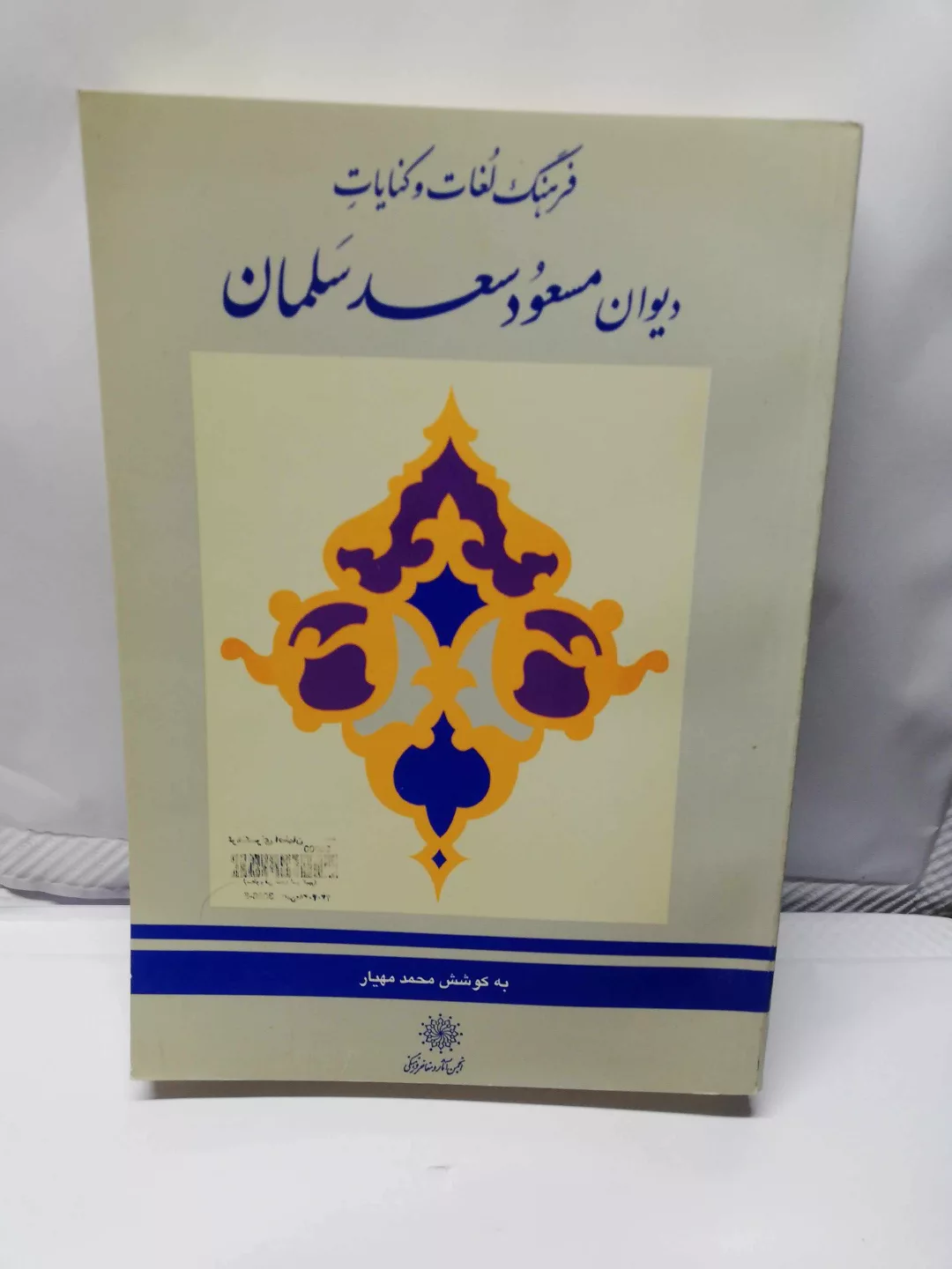 فرهنگ لغات و کنایات دیوان مسعود سعد سلمان.محمد مهیار
