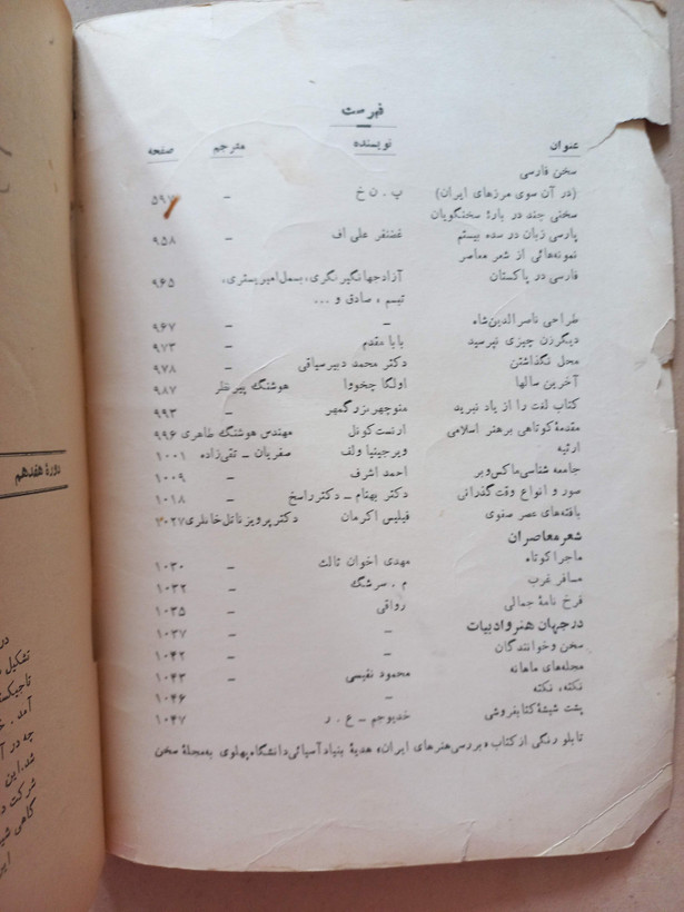 «مجله سخن» | مجموعه ۵ شماره، نسخههای قدیمی و ارزشمند سالهای ۱۳۳۸ تا ۱۳۴۶ (O)