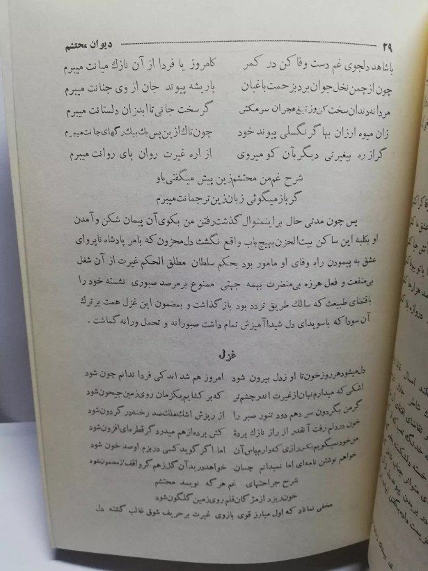 دیوان مولانا محتشم کاشانی